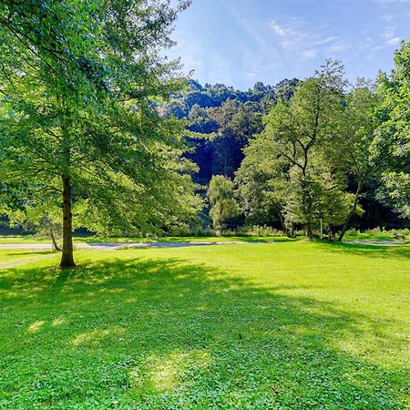 Riverfront Idyllic Lansing Home With Porch! מראה חיצוני תמונה